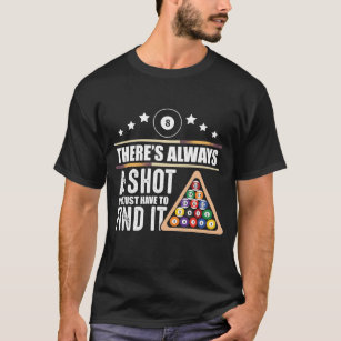 Camiseta Presente do jogador de Piscina do grupo Billiards 