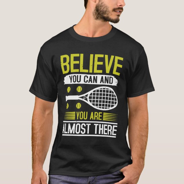 Camiseta Presente do jogador de tênis (Frente)