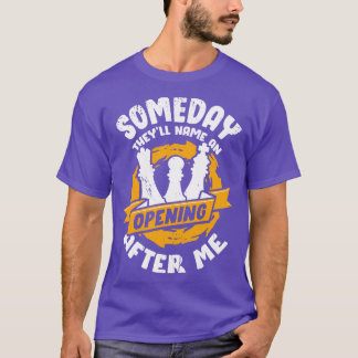 Camiseta Presente do jogador de xadrez