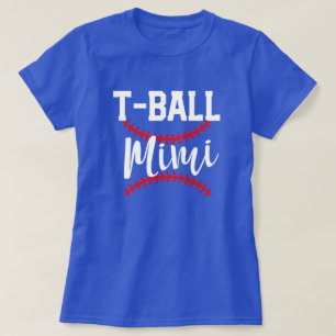 Camiseta Presente do jogo da avó do basebol das mulheres d