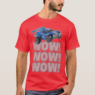 Camiseta Presente do Jogo de Futebol de Foguete Wow Wow Wow