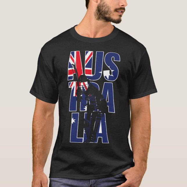 Camiseta Presente do Kit da Equipe de Torcedores Australian (Frente)
