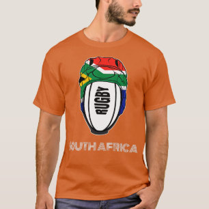 Camiseta Presente do kit de fãs de rugby da África do Sul p