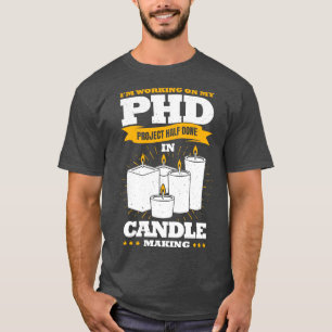 Camiseta Presente do Lover do Fazer de Vela de Cera Feita à