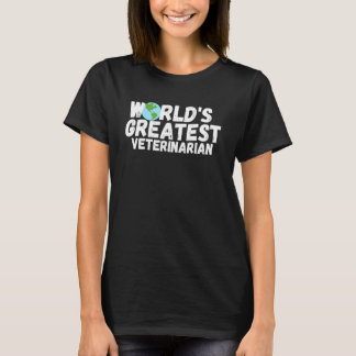 Camiseta Presente do Maior Veterinário do Mundo