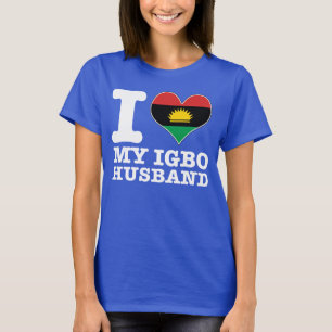 Camiseta Presente do marido Igbo