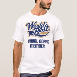 Camiseta Presente do membro de administração da escola