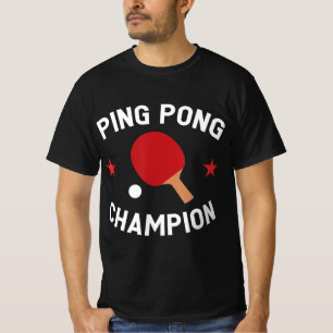 Camiseta Presente do Mesa do Campeão de Ping Pong