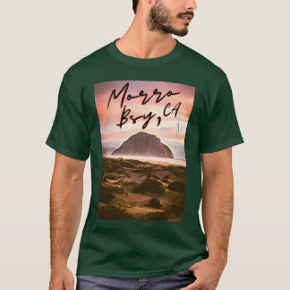 Camiseta Presente do Morro Bay Ca Morro Rock California