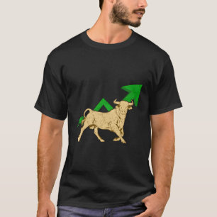 Camiseta Presente Do Operador De Ações Da Bull Para Os Inve