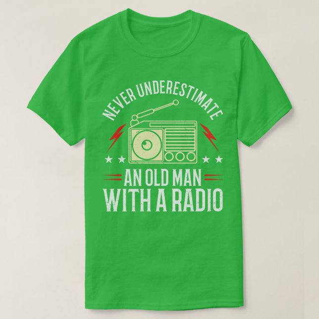 Camiseta Presente do operador de rádio amador Ham Amateur d (Frente do Design)