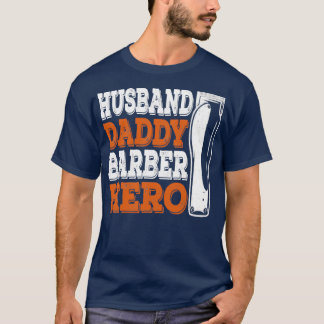 Camiseta Presente do Pai Barber Funny Hairdresser