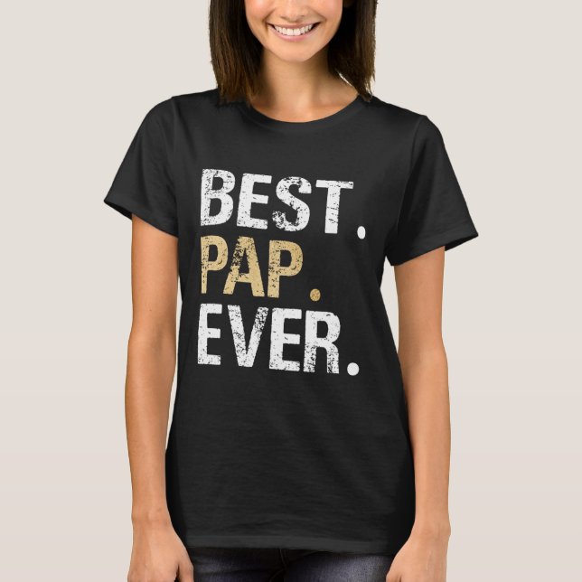 Camiseta Presente do Papá da Netos e Netas Melhor Papá  (Frente)
