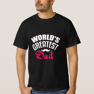 Camiseta Presente do Papai Maior Pai do Mundo