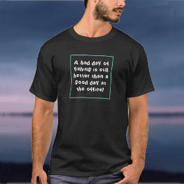 Camiseta Presente do pescador com cotação de pesca