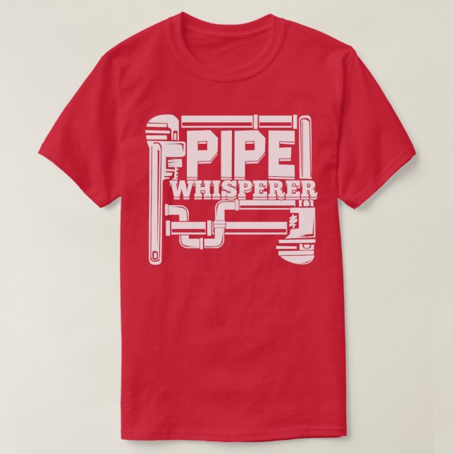 Camiseta Presente do Pipefitter do Canalizador de Suspensão (Frente do Design)