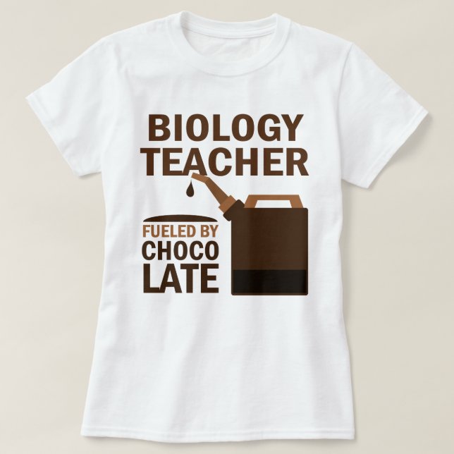 Camiseta Presente do professor de biologia (engraçado) (Frente do Design)
