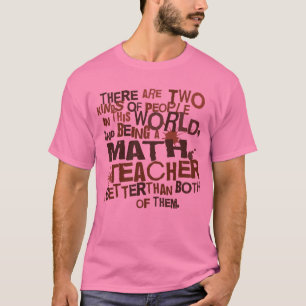 Camiseta Presente do professor de matemática