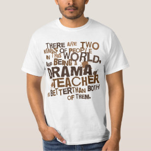 Camiseta Presente do professor do drama