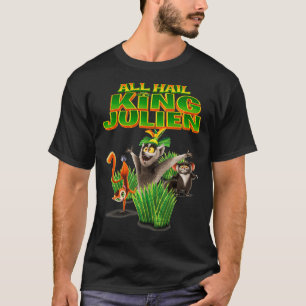 Camiseta presente do Rei Julien para os fãs, todo o rei hai