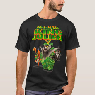 Camiseta presente do Rei Julien para os fãs, todo o rei hai