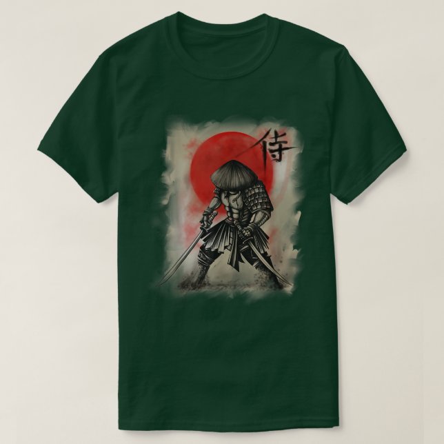 Camiseta Presente do Samurai Katana japonês (Frente do Design)