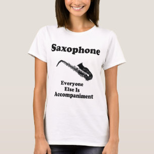 Camiseta Presente do saxofone