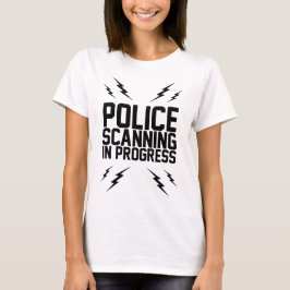 Camiseta Presente do Scanner da Polícia