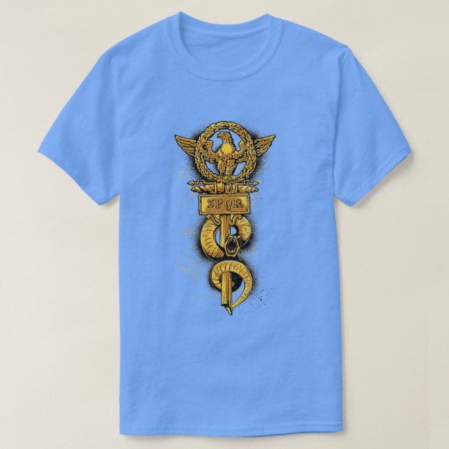 Camiseta Presente do SPQR para a antiga Roma Império Romano (Frente do Design)