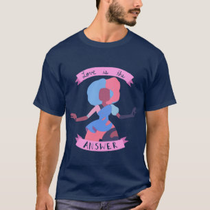 Camiseta Presente do Steven Universo de Granada de Algodão 
