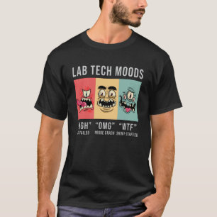 Camiseta Presente do técnico de ciências do laboratório de 