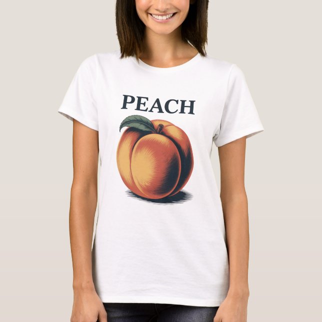 Camiseta Presente do tórax da fruta (Frente)