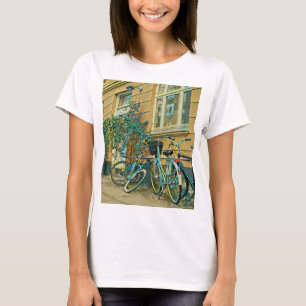 Camiseta Presente do touro de bicicleta Pintura de ciclis