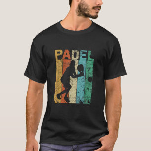 Camiseta Presente do treinador desportivo Padel Player para