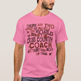 Camiseta Presente do treinador do país transversal