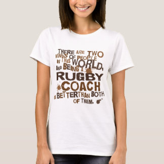 Camiseta Presente do treinador do rugby