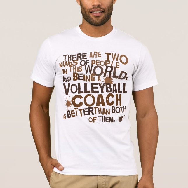Camiseta Presente do treinador do voleibol (Frente)