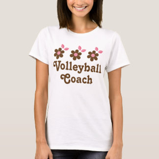 Camiseta Presente do treinador do voleibol (meninas)