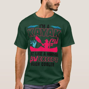 Camiseta Presente do ventilador do Kayak Kayaking Canoe (29