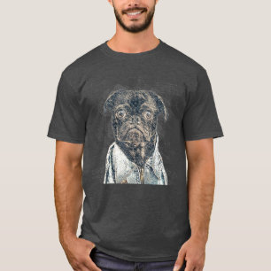Camiseta Presente dos anéis de Design de retrô Blueprint Re