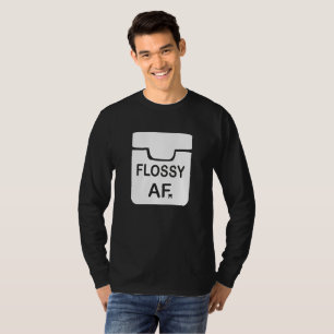 Camiseta Presente engraçado AF Flossy do amor da