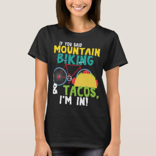 Camiseta Presente engraçado Biking das mulheres dos homens