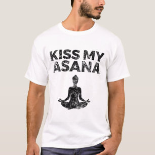 Camiseta Presente Engraçado com Tema de Asana de Yoga Beije
