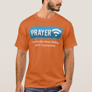 Camiseta Presente engraçado cristão católico oração fé past