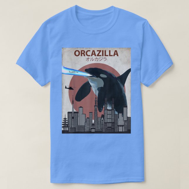 Camiseta Presente Engraçado da Baleia Assassina Orca (Frente do Design)