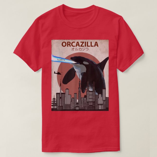 Camiseta Presente Engraçado da Baleia Assassina Orca (Frente do Design)