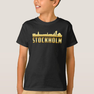 Camiseta Presente Engraçado da Cidade de Estocolmo em Skyl