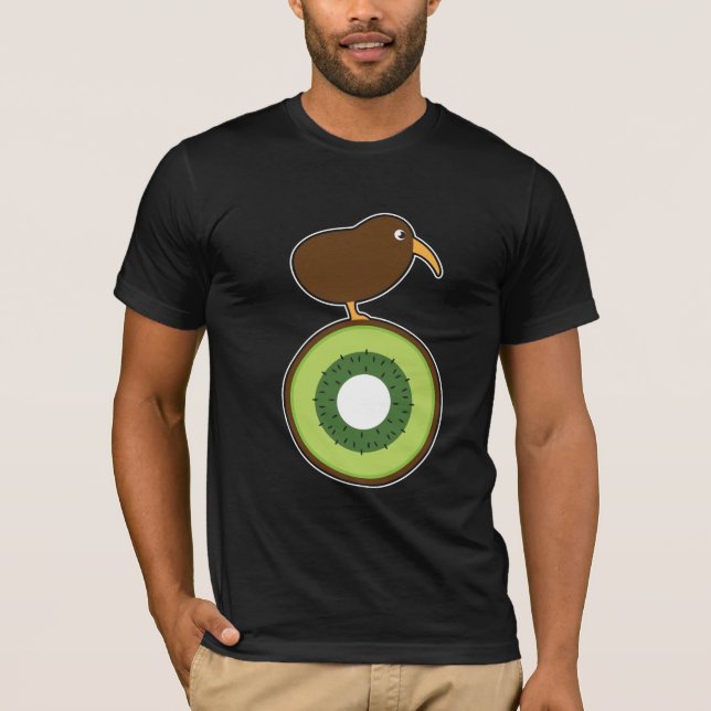 Camiseta Presente engraçado da fruta de quivi do pássaro do (Frente)