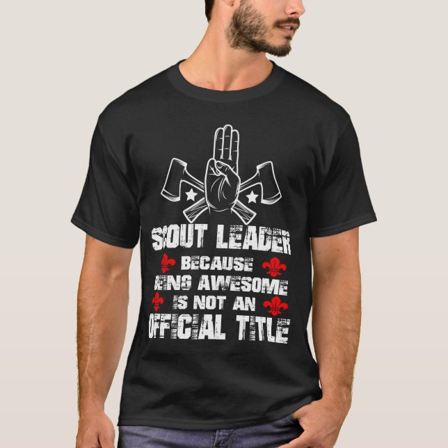 Camiseta Presente engraçado da novidade para o líder do (Frente)