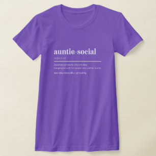 Camiseta Presente engraçado da tia-Social